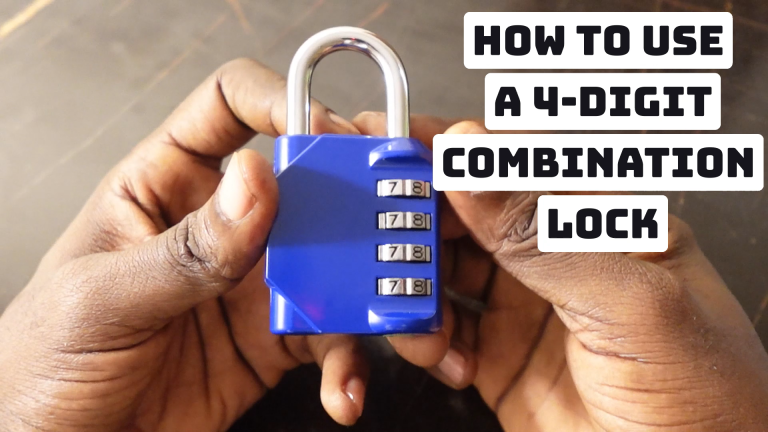 How to Use a 4-Digit Combination Lock